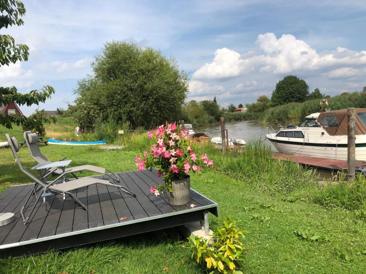 Fewo Blankenese Im Haus Luehegarten Grünendeich Buitenkant foto